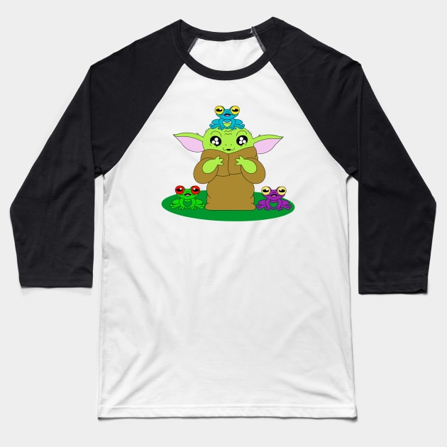 Froggies Baseball T-Shirt by garciajey